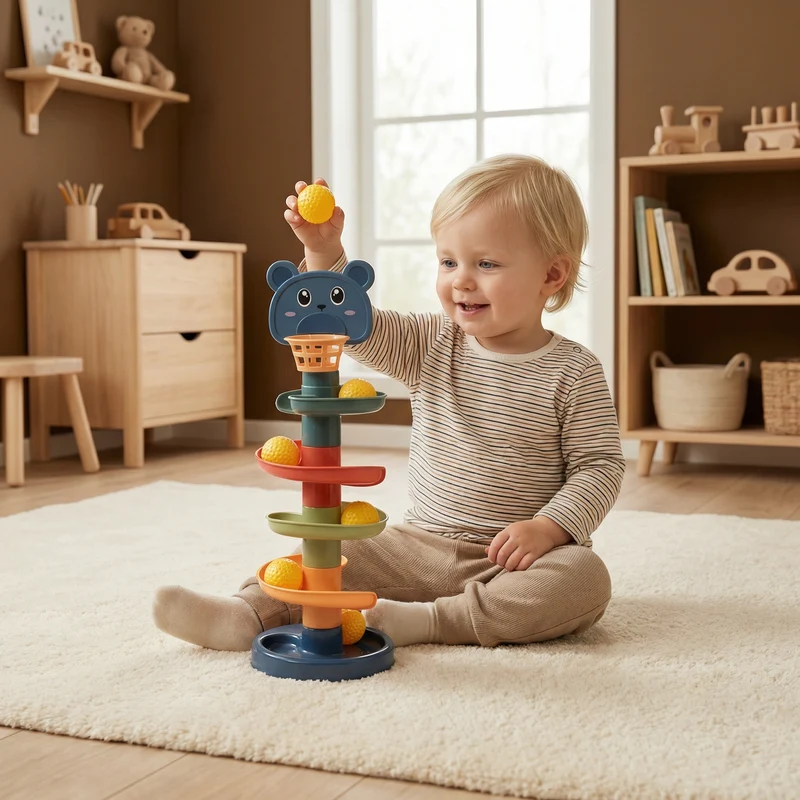 Montessori Bolltorn för Barn