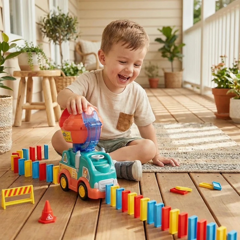 Domino Lastbil – Montessori Domino Lastbil