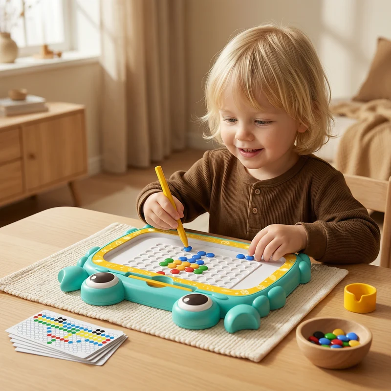 Montessori Magnetisk Ritplatta