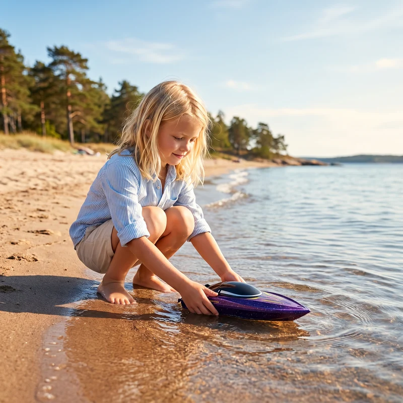 Elektrisk Racerbåt för Snabb Vattenlek på Sommaren