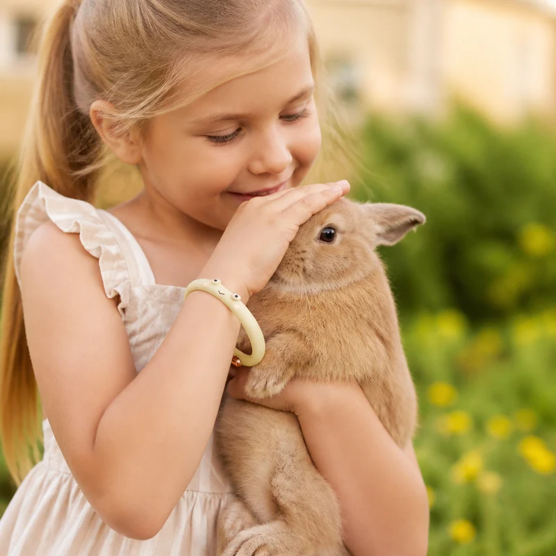 Barnarmband mot mygg med söt djurdesign – vattentätt