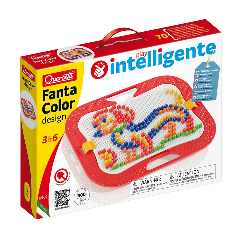 Quercetti Fanta Color spikmatta med 300 spikar