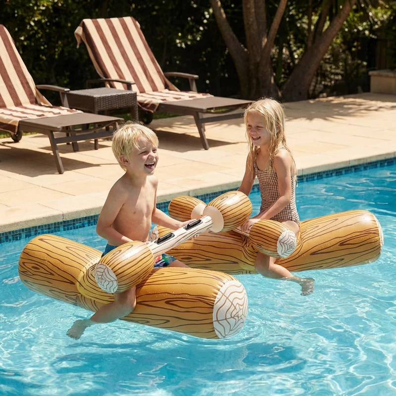 Uppblåsbart Pool Battle-spel för Barn – Vattenbalans & Splashspel