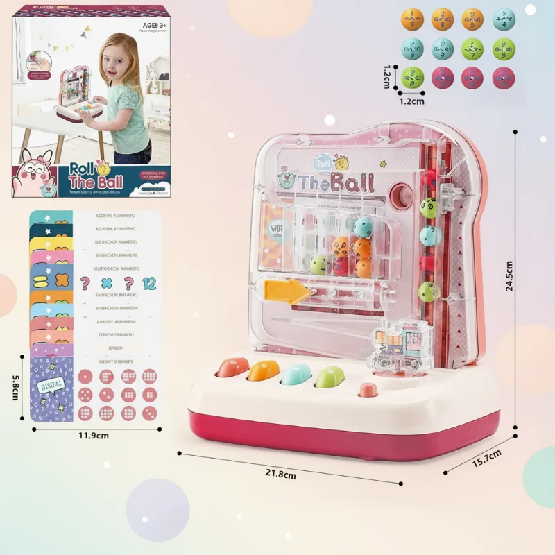 Montessori Math Track Game – Lärande & Logik – Bollbana