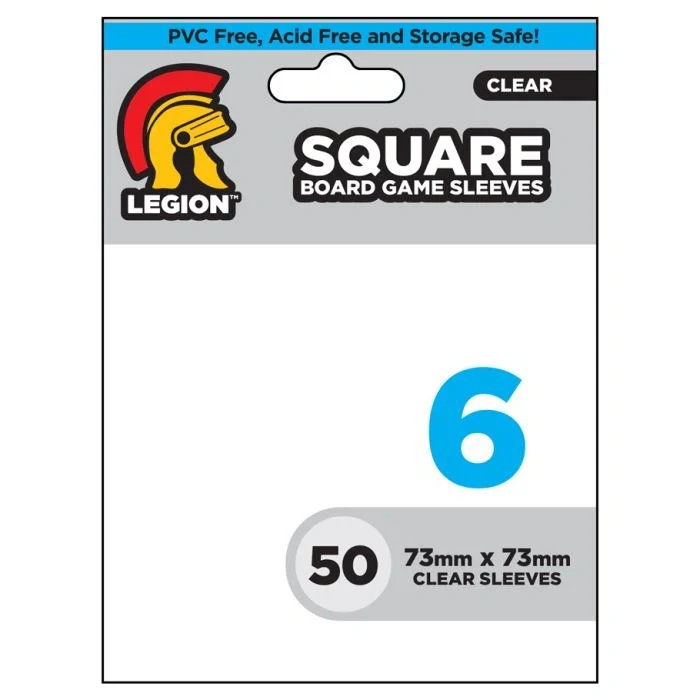 (73x73 mm) Legion - Board Game Sleeve 6 - Square