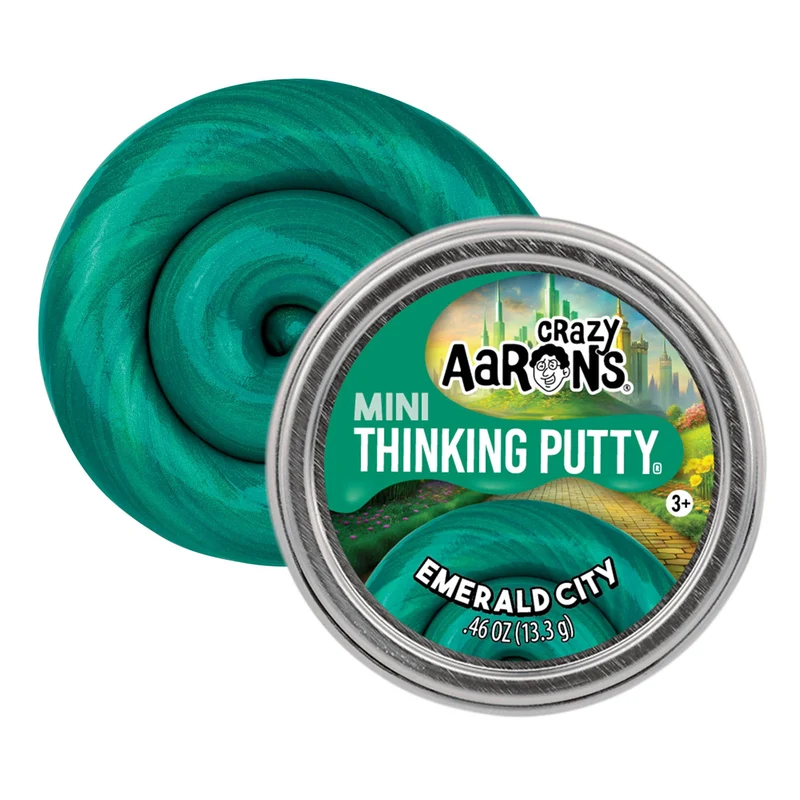 Crazy Aarons Tänjbar lera Mini Emerald City (5cm, 13g)
