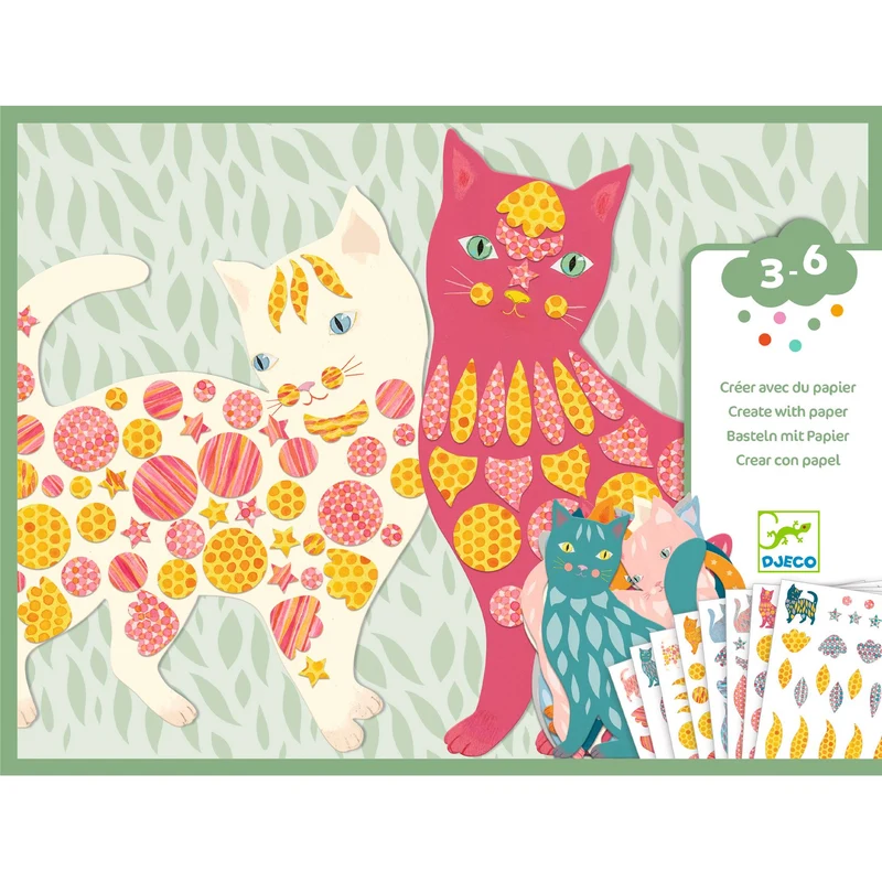Djeco Pysselbox Elodies Cute Cats