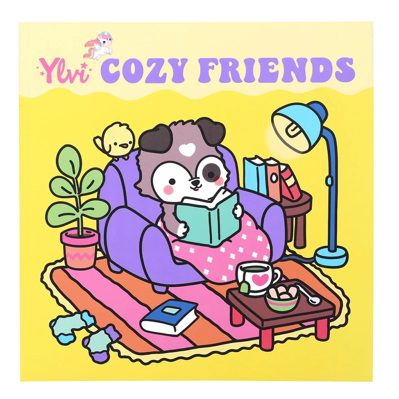 Ylvi Cozy friends målarbok
