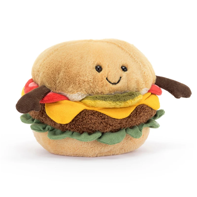 Jellycat mjukisdjur, Amuseable Burger – 11 cm