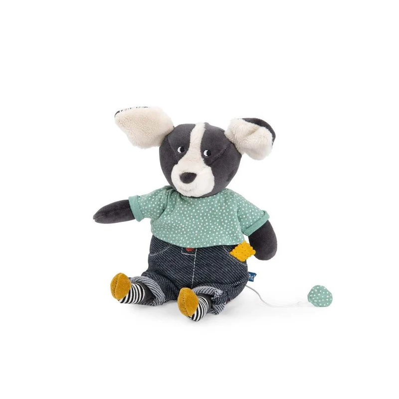Moulin Roty gosedjur med musikverk, Hunden Puce