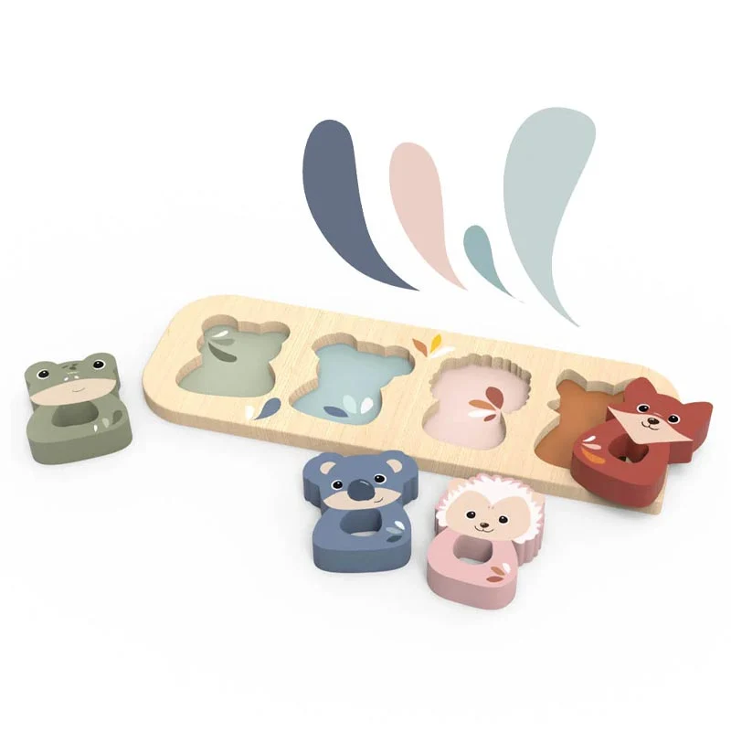 Speedy Monkey Pussel Animals (4 bitar)
