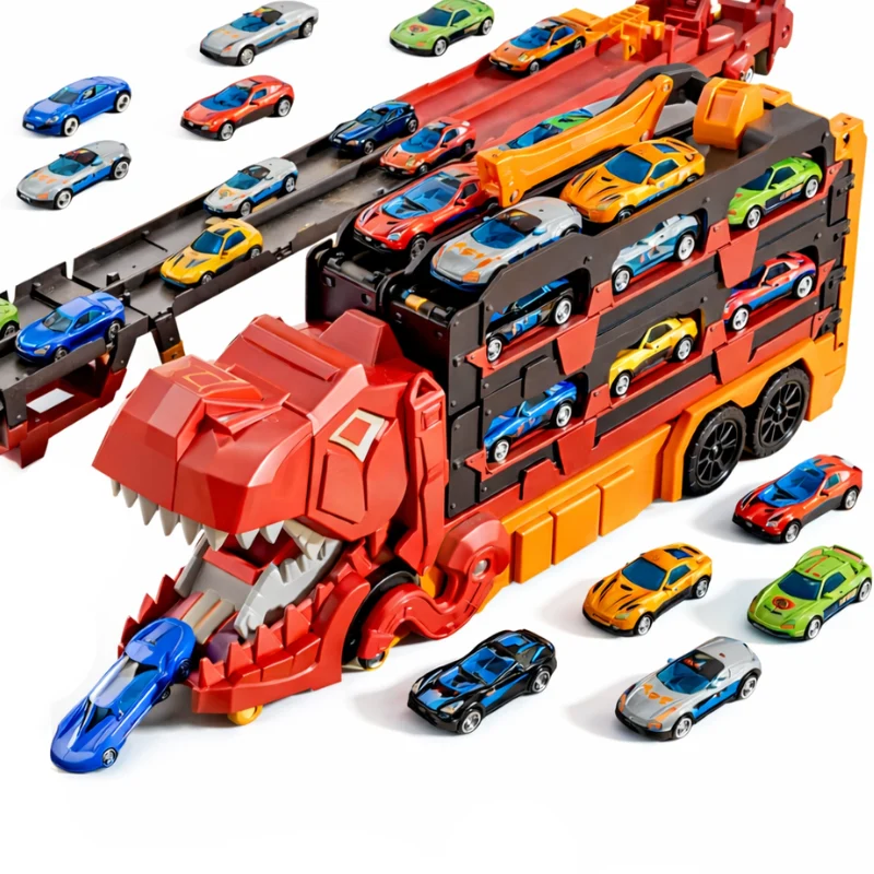 JurassicTruck™ – Cool & rolig – hopfällbar dinosaurietransportvagn