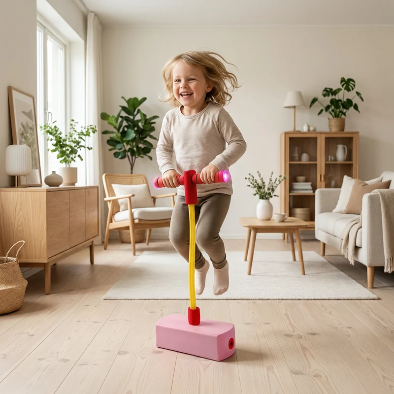 Pogo-hoppare för barn i skum – Hopleksak för inom- och utomhusbruk