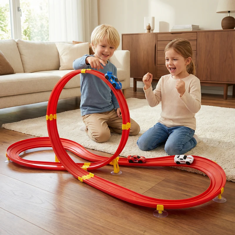 Flexibelt användbart racerbane-set