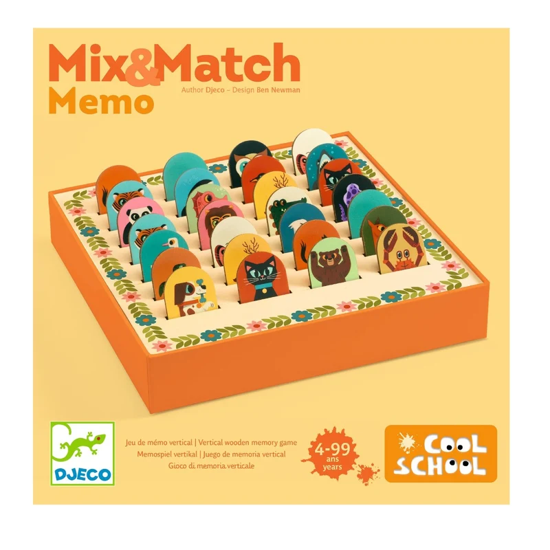 Djeco Spel, Memo mix & match