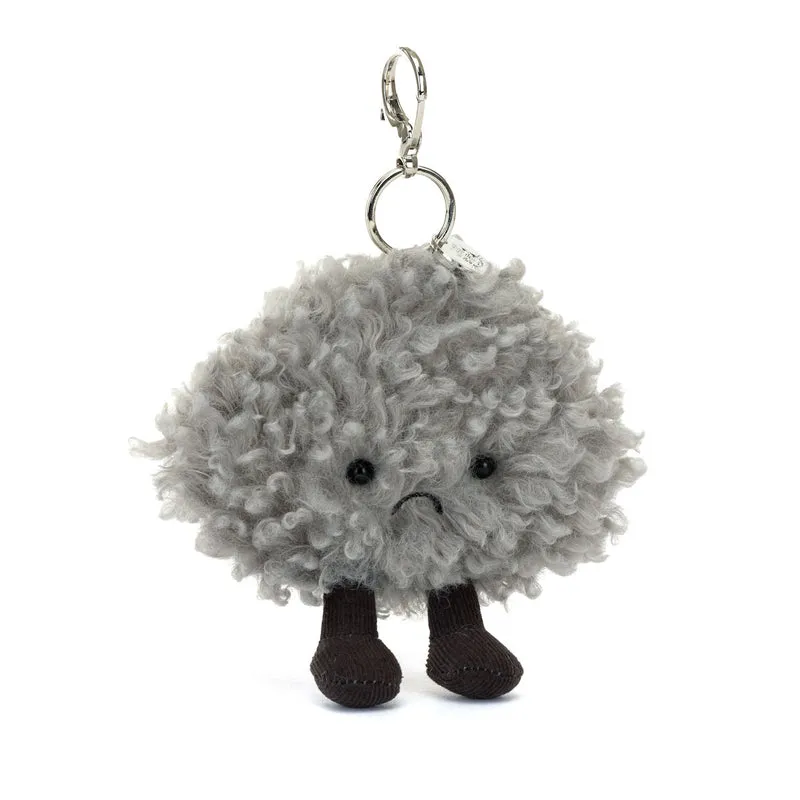 Jellycat nøglering, Fun Amuseables, Tordensky vedhæng til taske