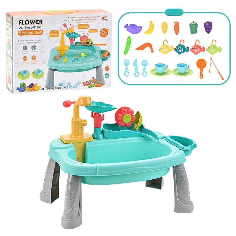 SinkPlay – Fantasi & utveckling – 2-i-1 leksakssink & fiskespel