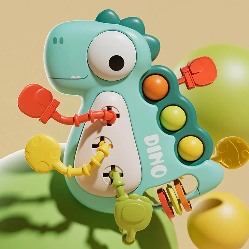 BabyDino – Lekfullt & Bitbart – Sensoriskt dragleksak