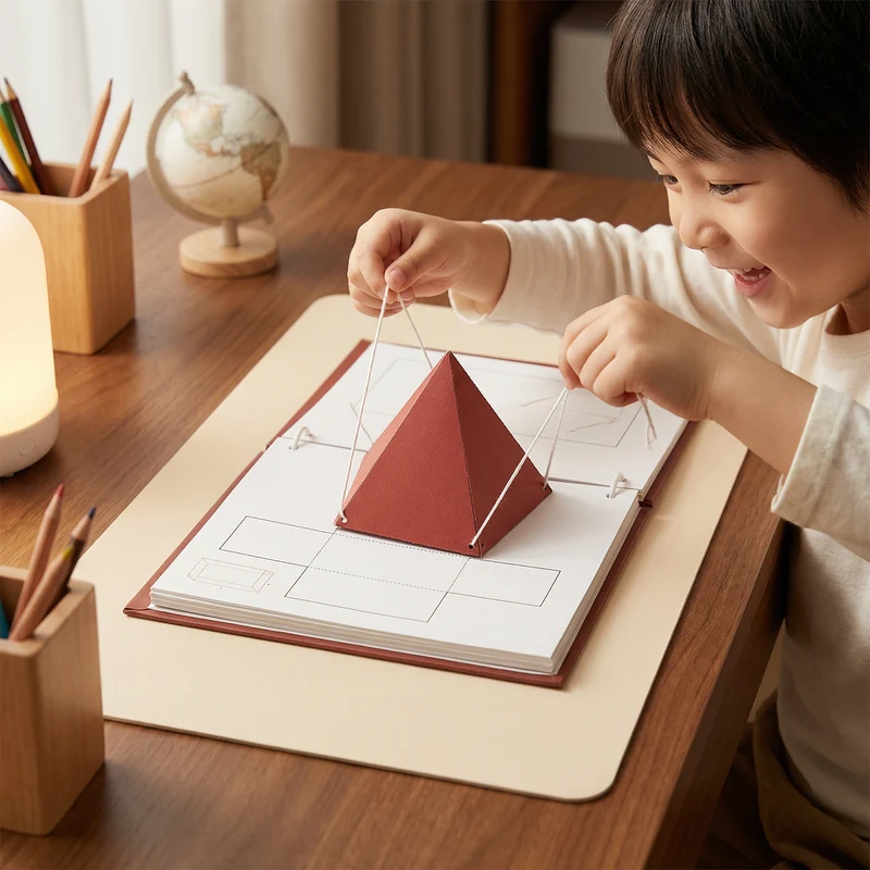 Genial geometri­bok för barn