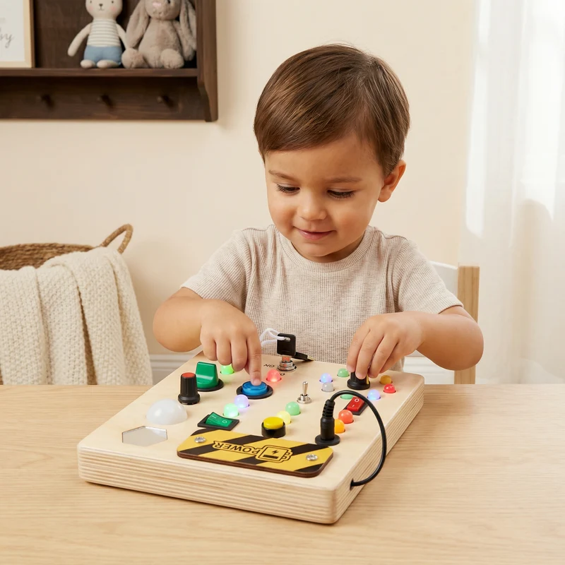 Interaktiv Montessori – Lärplatta För Barn
