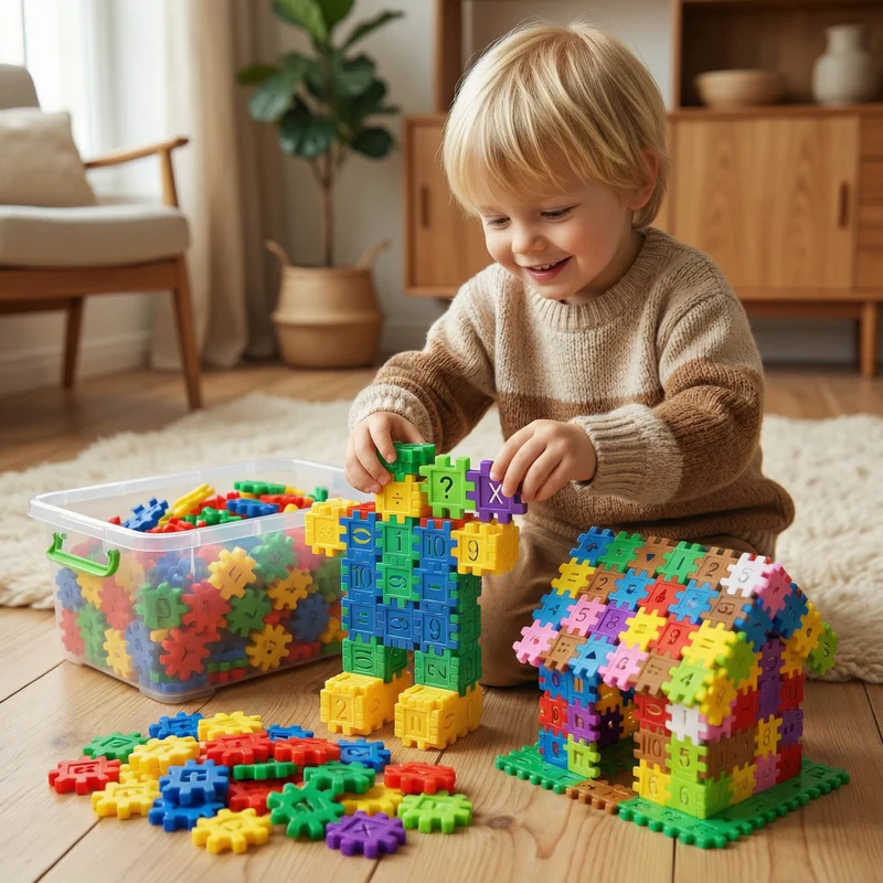 Matematiska Montessori Byggklossar
