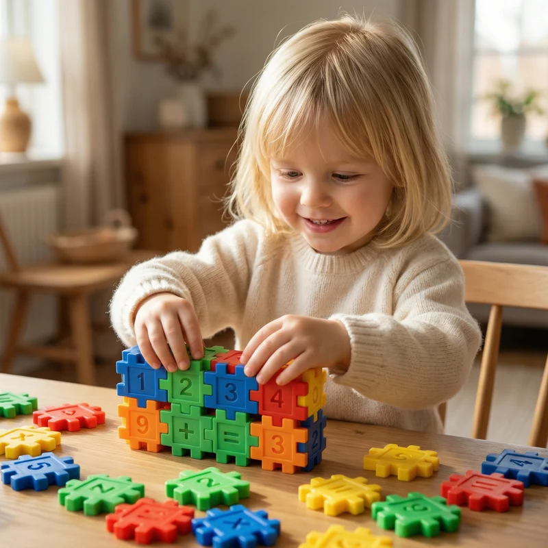 Matematiska Montessori Byggklossar