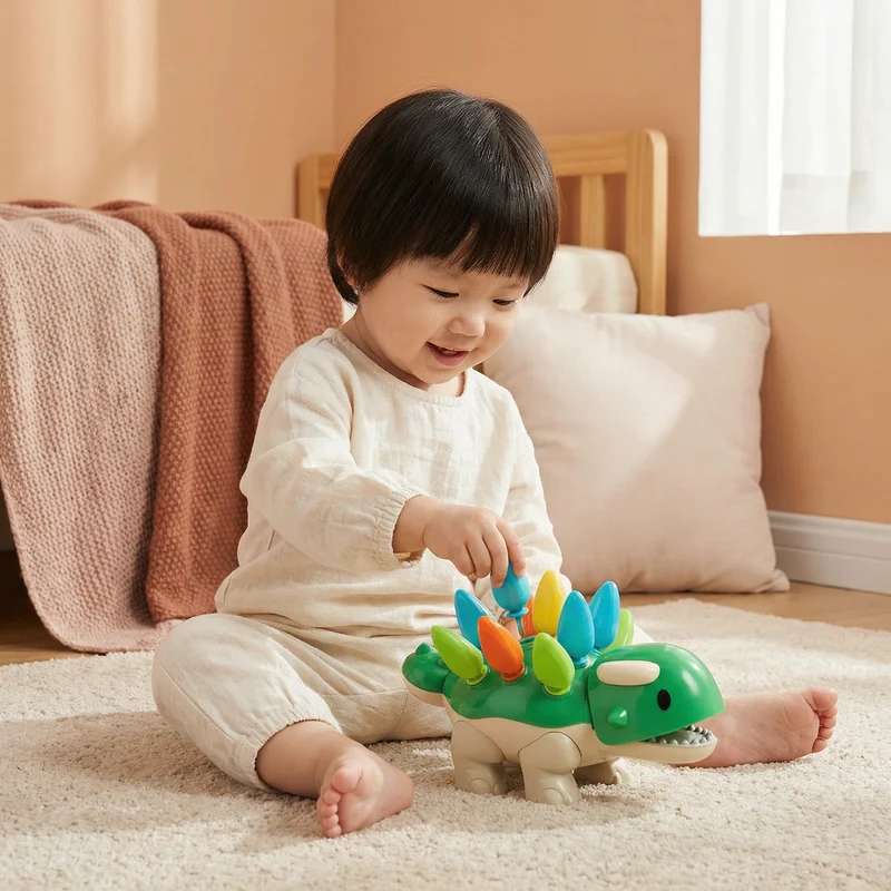 Montessori Dinosauriefärger