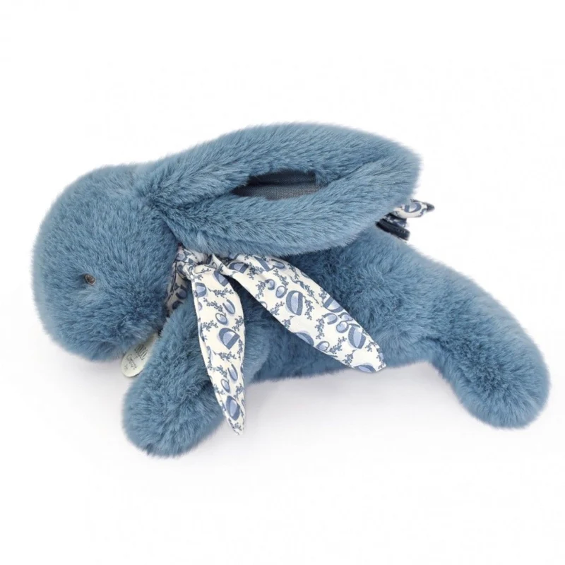 Doudou et Compagnie Kanin kramvän, blå - 25 cm