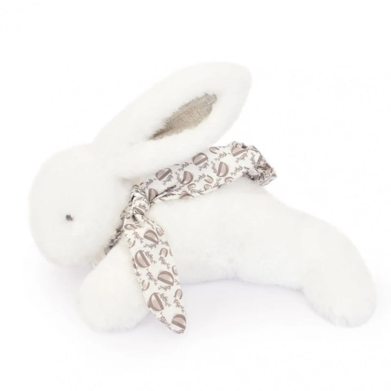Doudou et Compagnie Kanin kram vän, vit - 25 cm