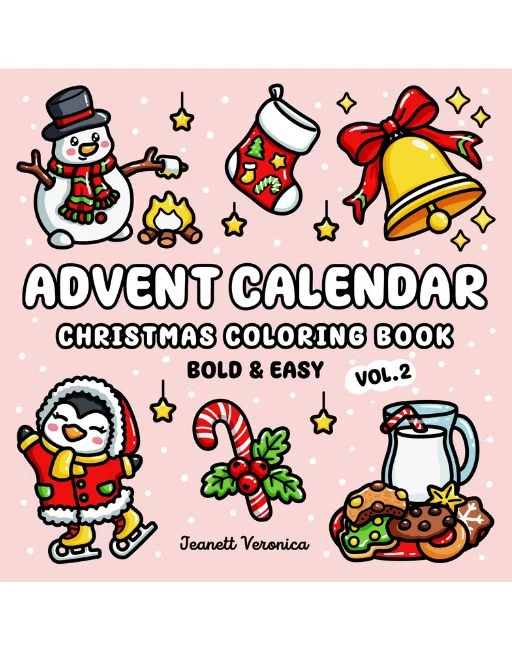 Adventskalender Vol. 2, Cozy målarbok