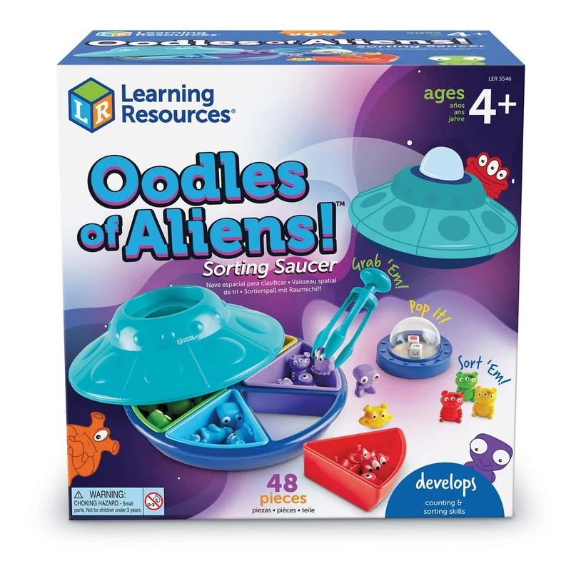 Learning Resources, Lär dig om färger - Sorteringsset med rymdvarelser