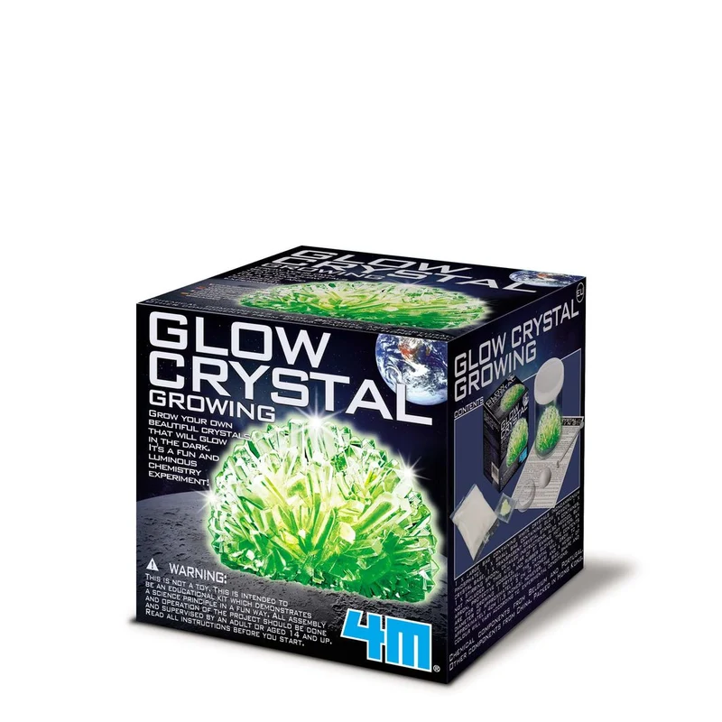 4M experimentkit, Glow crystal growing