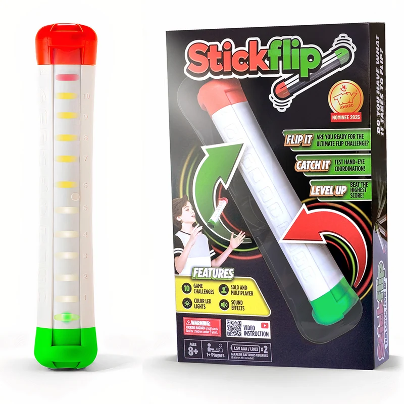 Stickflip, Kasta, fånga och se din level-up