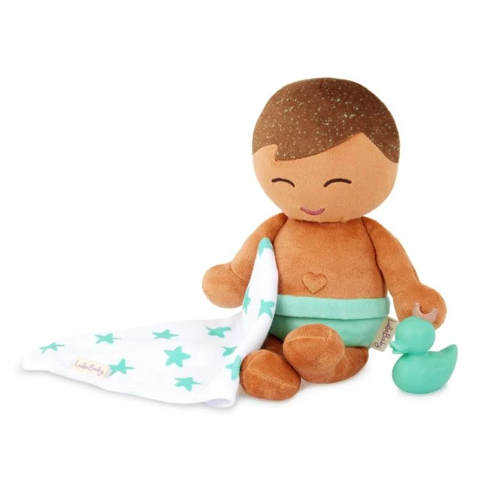LullaBaby Badedocka, Pojke - Brunt hår
