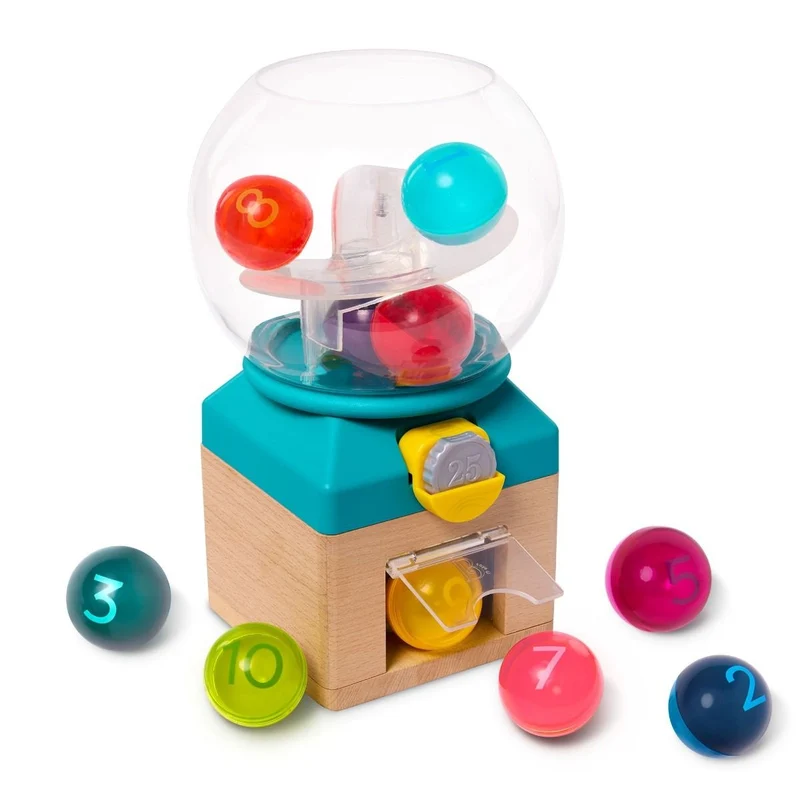 B Toys Tyggegummimaskin, Lär dig räkna