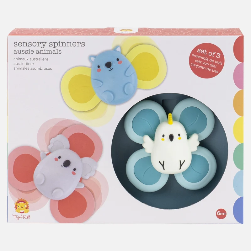 Tiger Tribe Sensorisk leksak Sensory Spinners Aussie Animals
