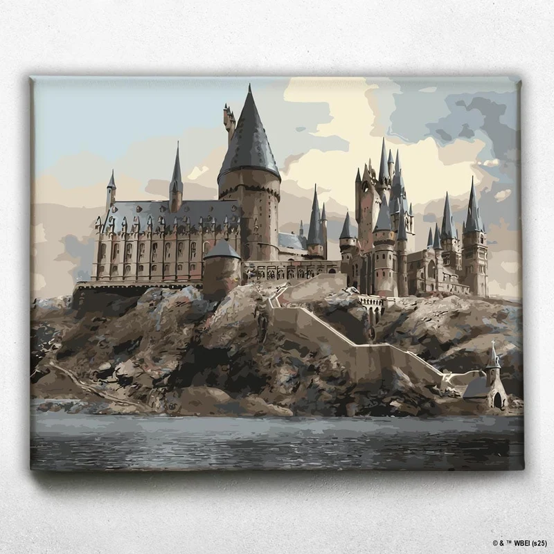 Hogwartsslottet - Siffermålningskit
