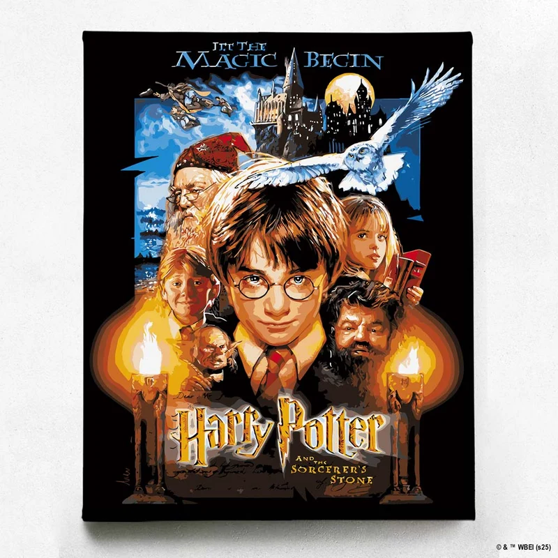 Harry Potter och de vises sten - Siffermålningskit