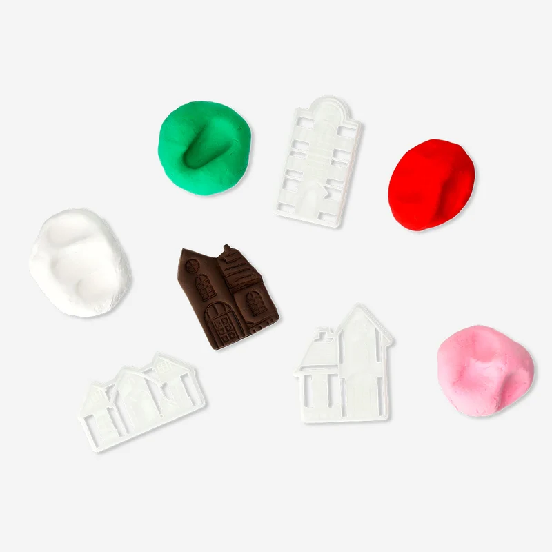 Light clay set - Gingerbread houses