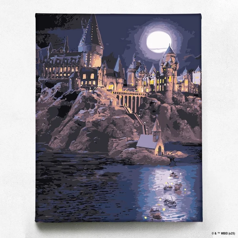 Båtar till Hogwarts - Siffermålningskit