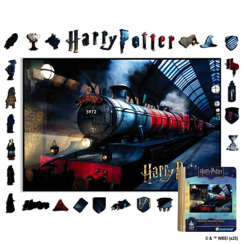 Hogwartsexpressen - Träpussel