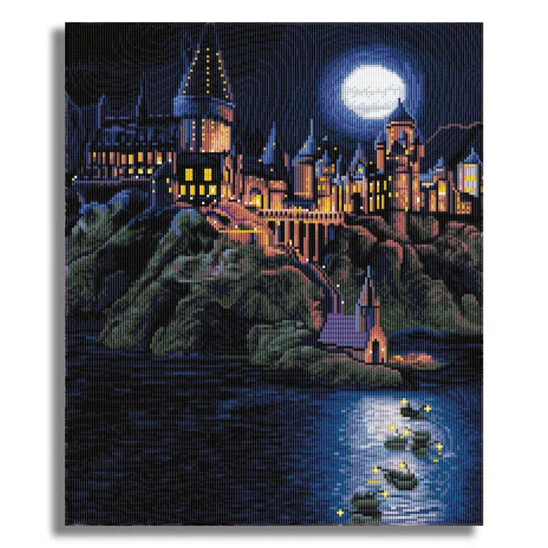 Båtarna till Hogwarts - Diamantmålningskit