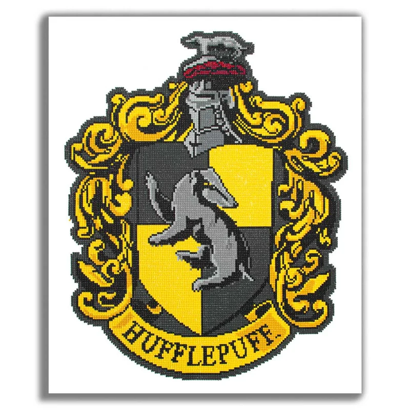Hufflepuffs vapensköld- Diamantmålningskit