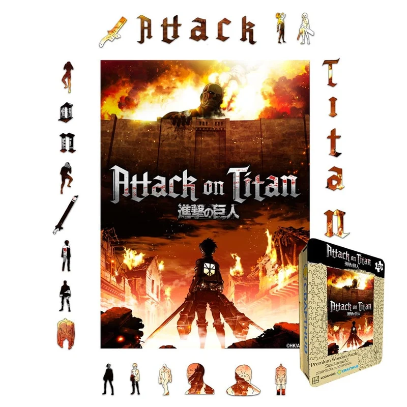 Attack på Titan - Träpussel