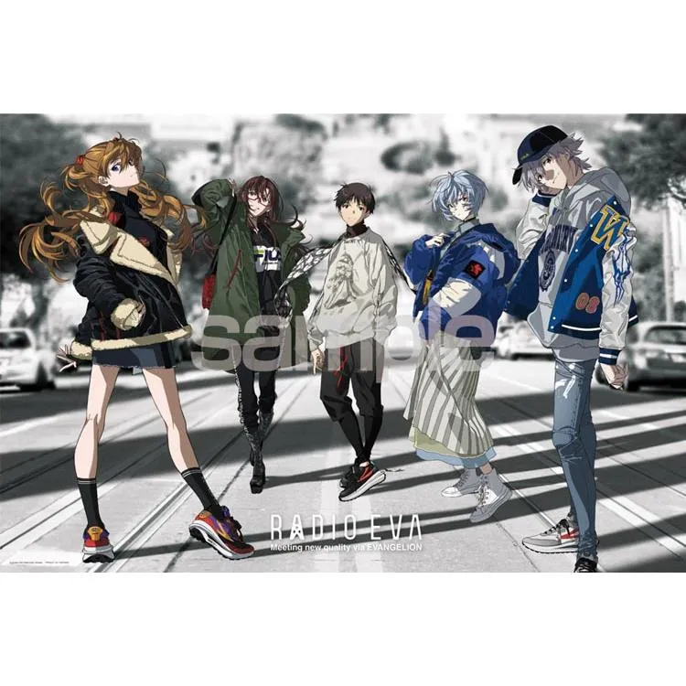 Pussel RADIO EVA Illustration 07 West Coast Evangelion 1000 bitar YAM-10-1434
