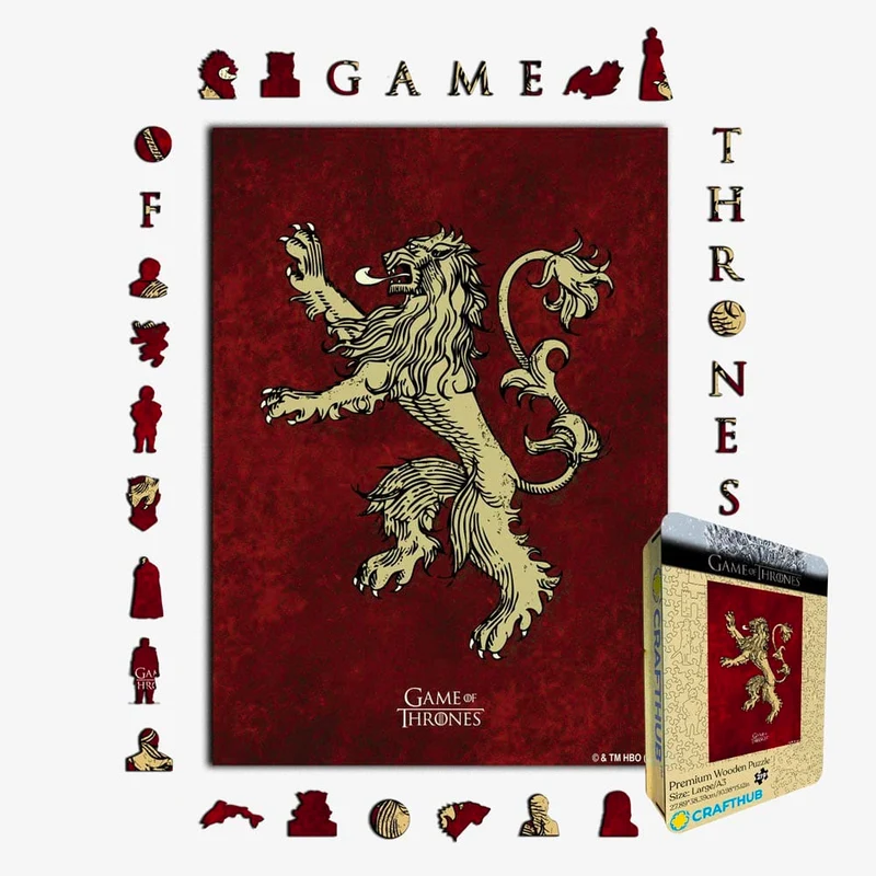 Huset Lannister - träpussel