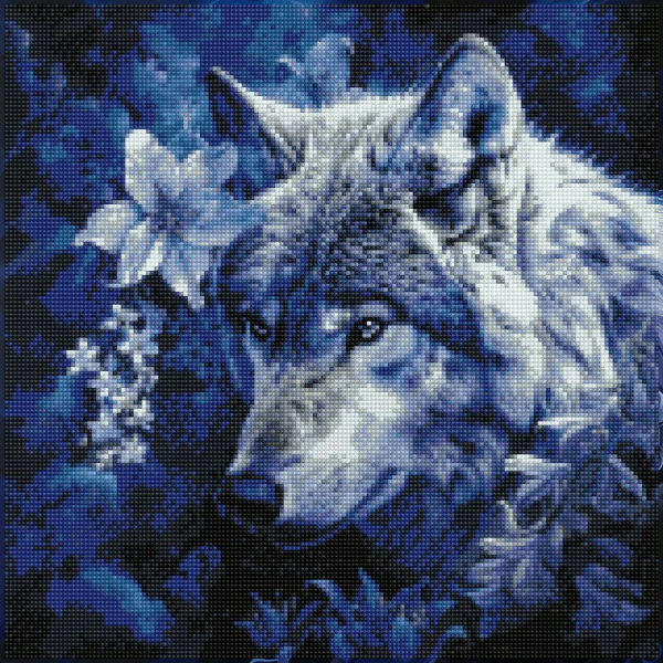 Blomstervarg - Diamantmålningssats