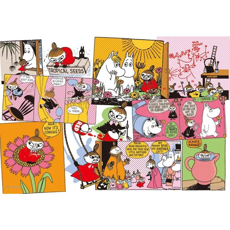 Pussel Busiga Lilla My Ver.2 Mumin 300 Bitar YAM-03-877