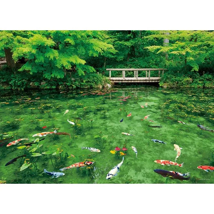 Pussel Dansande färger vid Monets damm Gifu 500 bitar YAM-05-1021