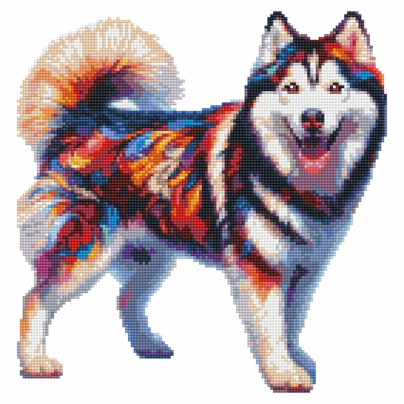 Huskyhund - Diamond Painting Kit